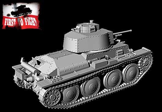 First To Fight Kits 1/72 Pz.Kpfw 38(t) Ausf.D German Light Tank # 109
