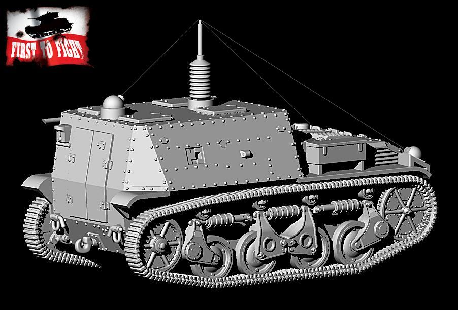 First To Fight Kits 1/72 French Renault YS Command Tank # 127