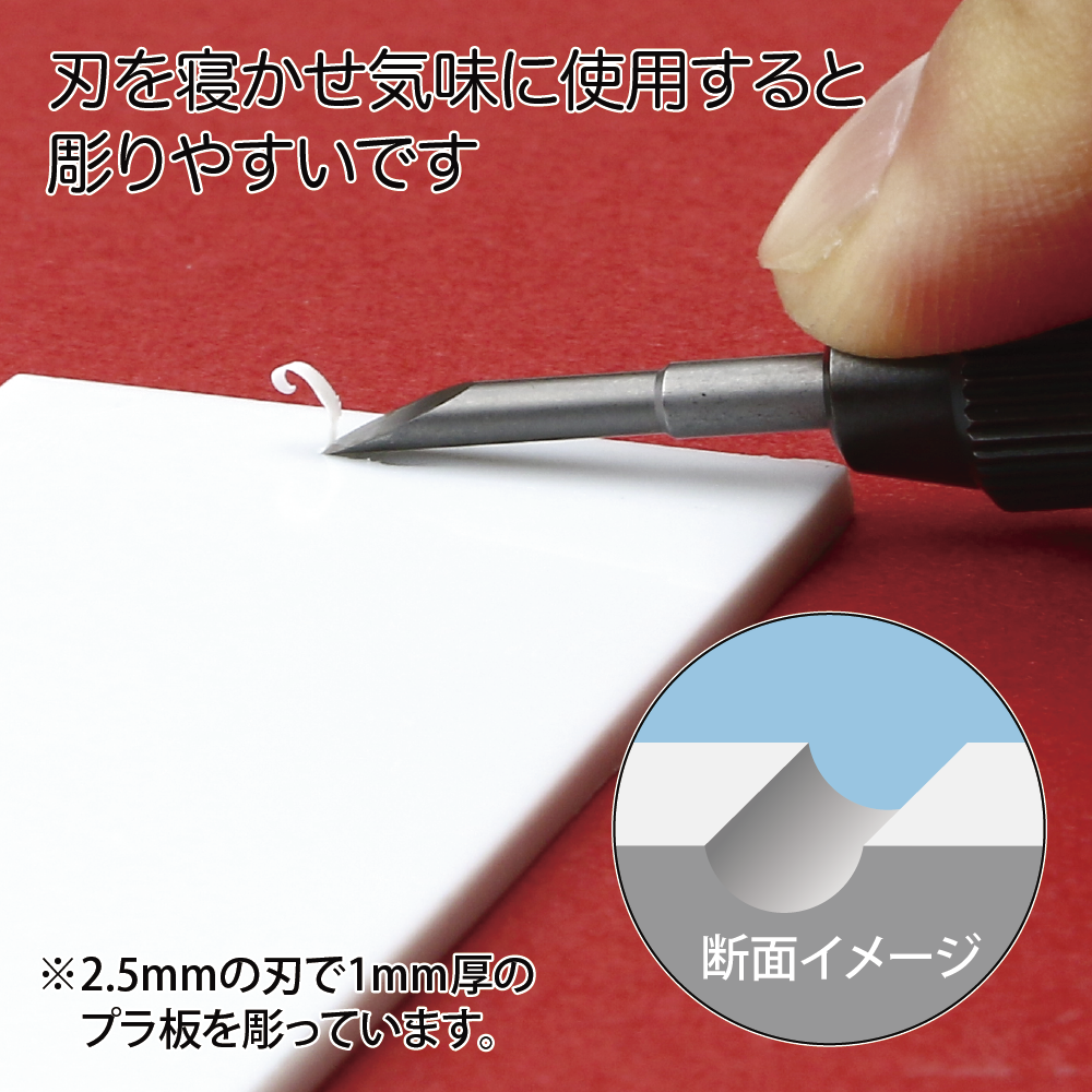 GodHand Bit Blade 5pcs Set [Round Blank Blade] Made In Japan # GH-BBM-1-3