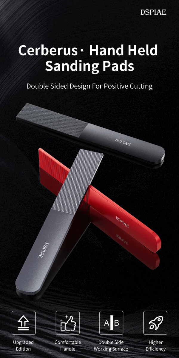 Dspiae Aluminum Alloy Sanding Board # AS-25-PRO