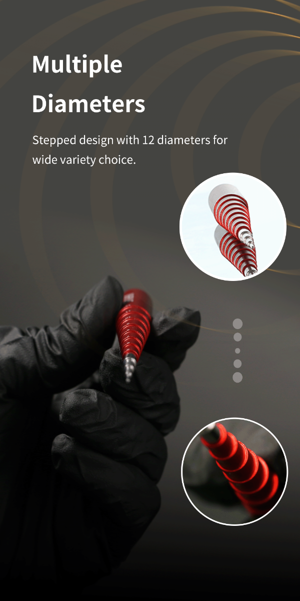 Dspiae Aluminium Alloy Step Roller # AT-CR