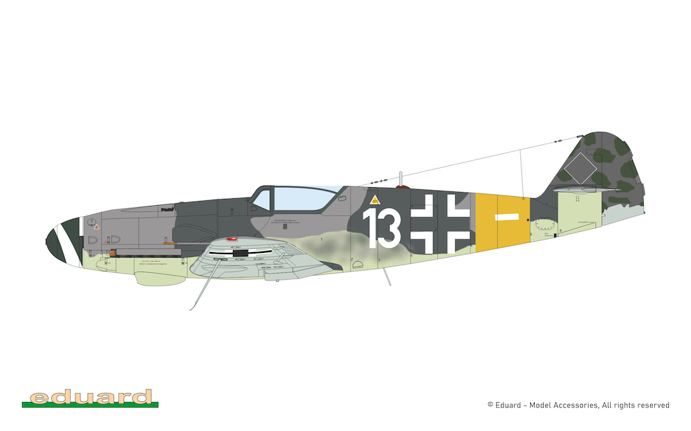 Eduard kits 1/72 Messerschmitt Bf-109K-4 Kurfurst Dual Combo Limited Edition # 2155