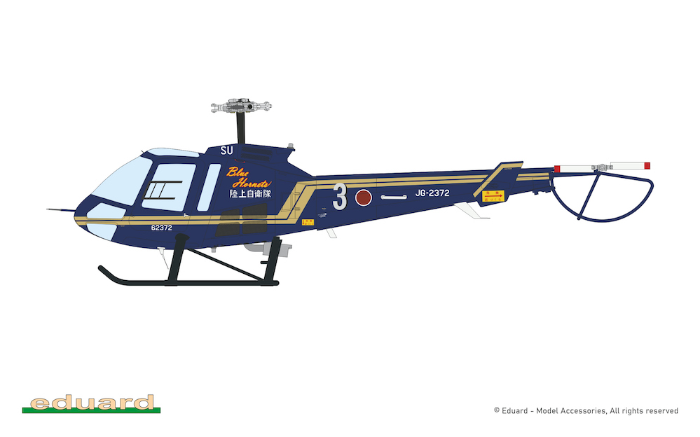 Eduard kits 1/72 Enstrom 480 Hybrid Edition Kit # 972012
