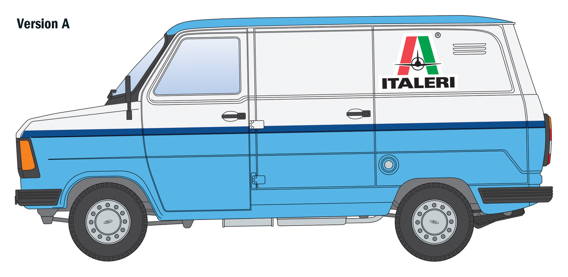 Italeri 1/24 Ford Transit 'Italeri' # 3975