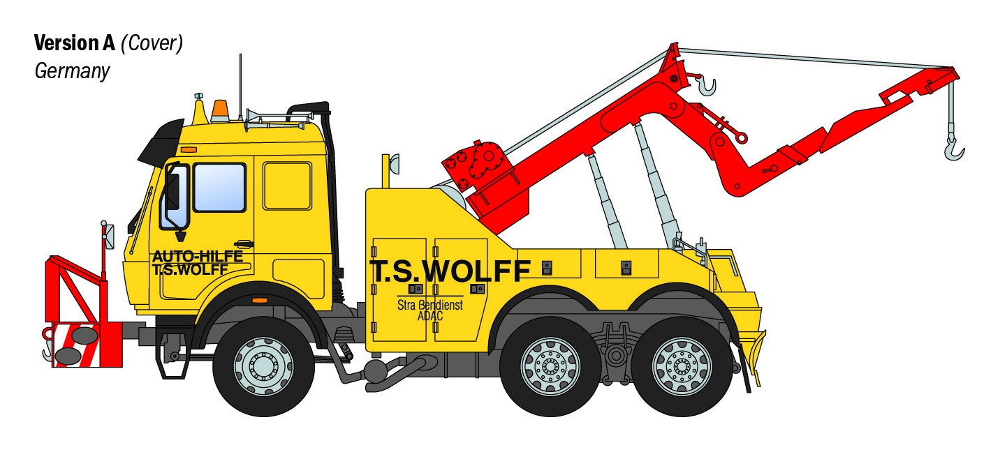 Italeri 1/24 Mercedes-Benz Wrecker Truck # 93808