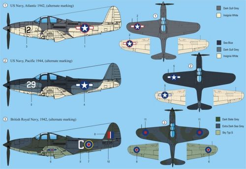 RS Models 1/72 Bell XFL-1 Airabonita 'What-if Decal Scheme' # 92100