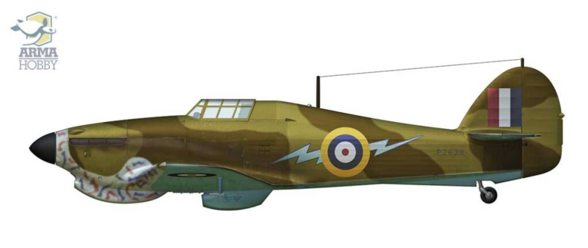 Arma Hobby 1/72 Hawker Hurricane Mk I trop Western Desert Limited Edition # 70026