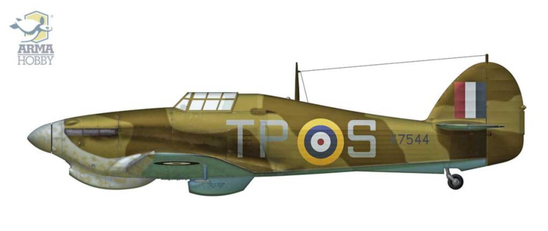 Arma Hobby 1/72 Hawker Hurricane Mk I trop Western Desert Limited Edition # 70026