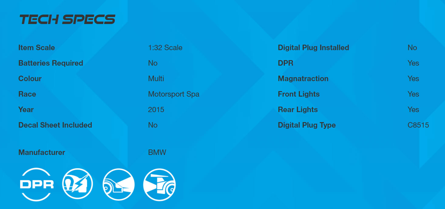 Scalextric BMW Z4 GT3 ROAL Motorsport Spa 2015 # 3855