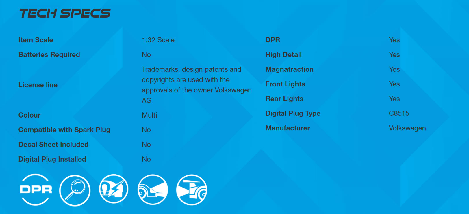 Scalextric VW Panel Van T1b DC Comics # 3933