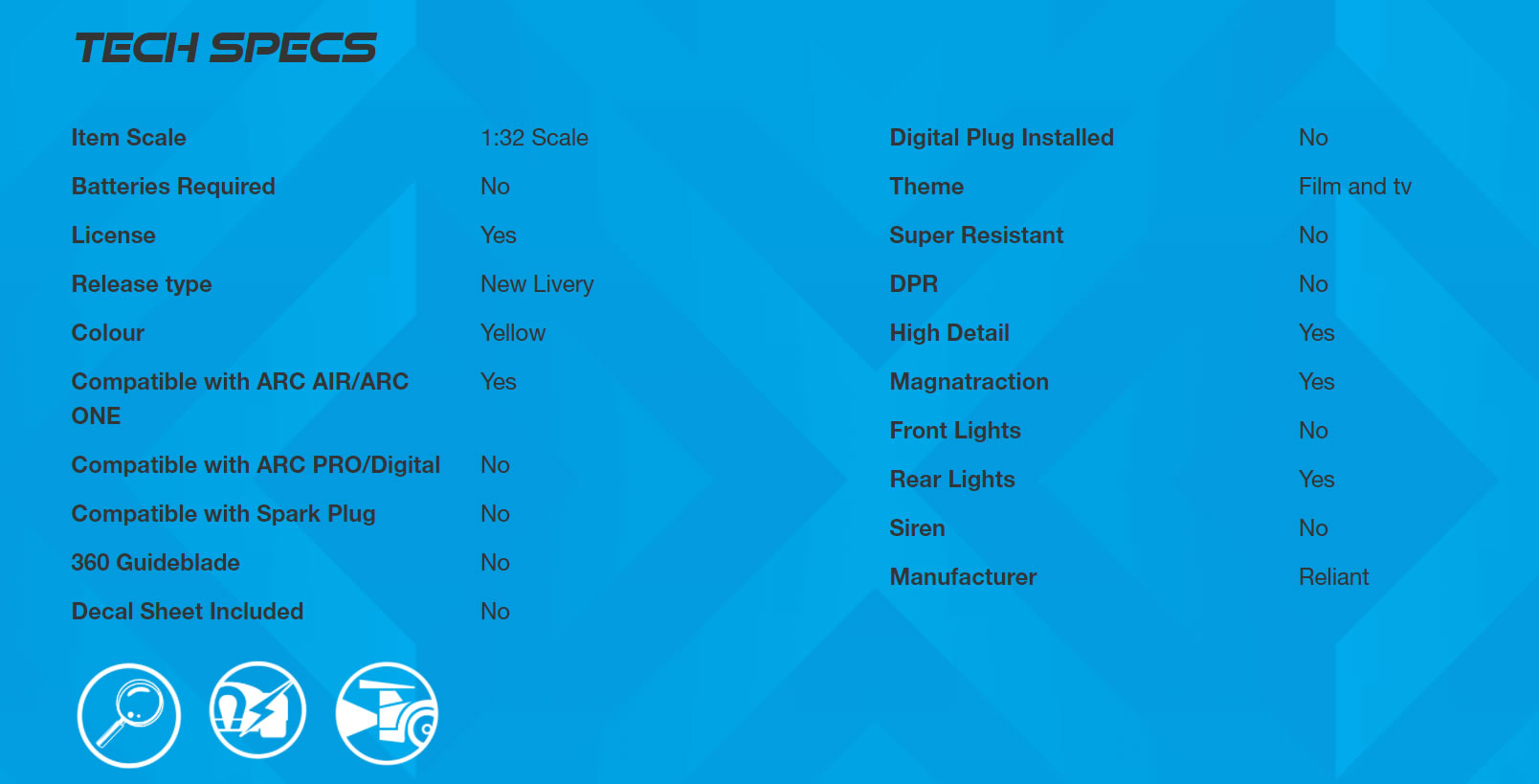 Scalextric Reliant Regal Supervan Only Fools and Horses # 4223