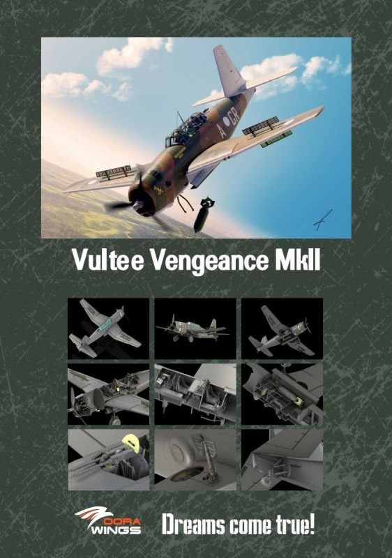 Dora Wings 1/48 Vultee Vengeance Mk.II # 48044