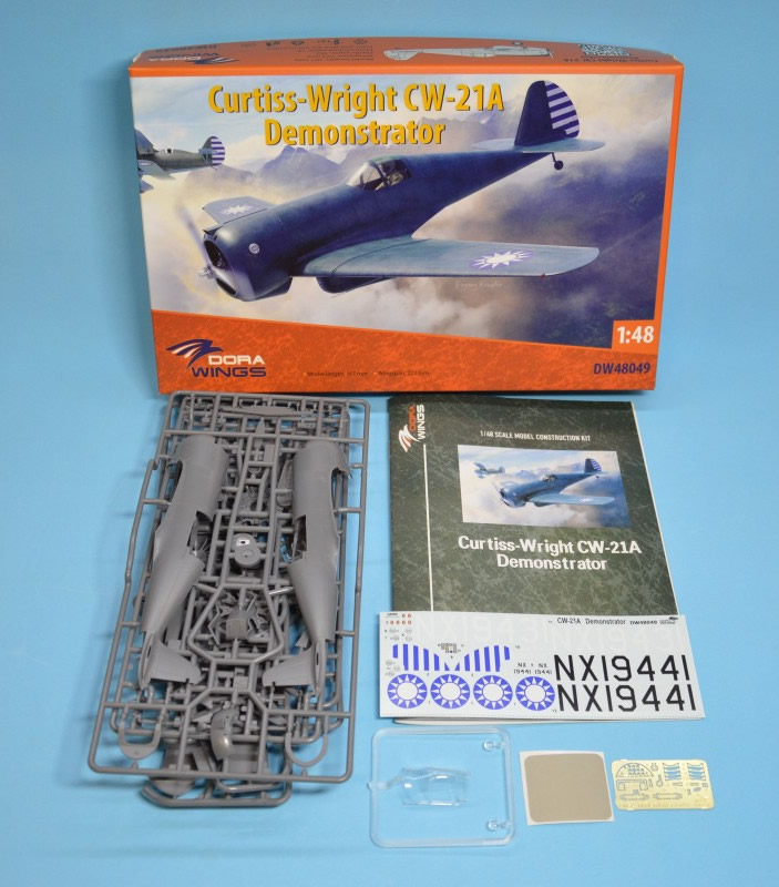 Dora Wings 1/48 Curtiss-Wright CW-21A Demonstrator # 48049