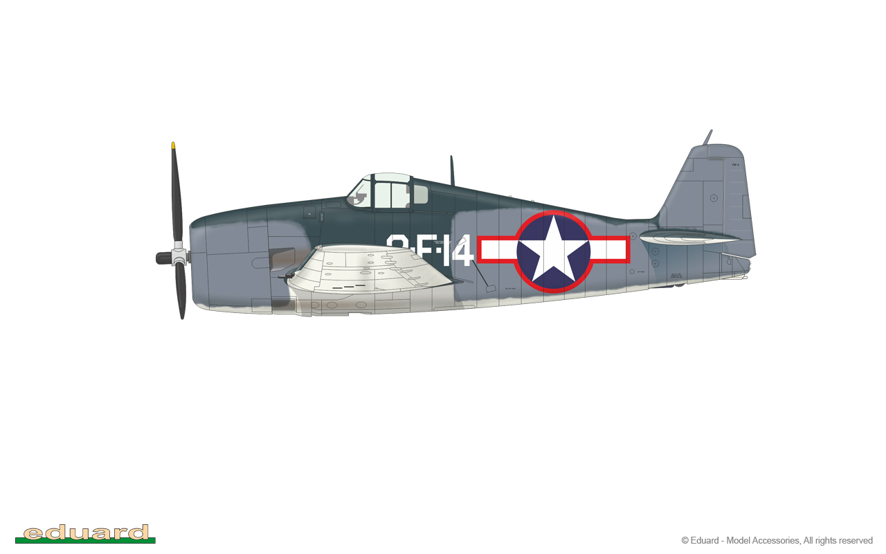Eduard 1/48 Grumman F6F-3 Hellcat ProfiPACK # 8227