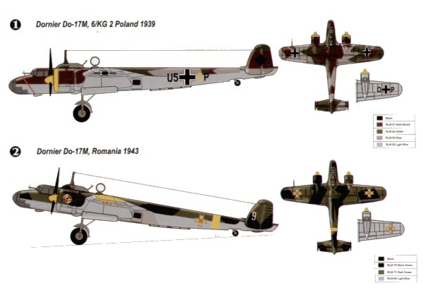 RS Models 1/72 Dornier Do-17M Poland 1939 # 92027