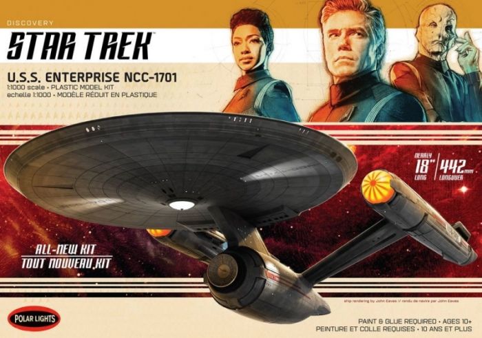 Polar Lights 1/1000 Star Trek Discovery U.S.S. Enterprise # 973