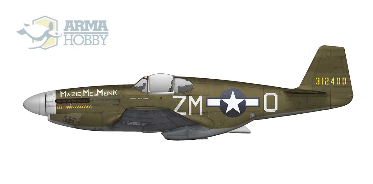 Arma Hobby 1/72 North-American F-6C Mustang Expert Set # 70040