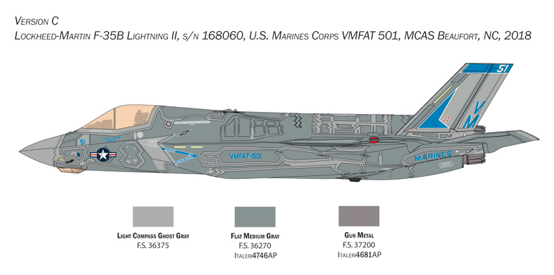 Italeri 1/48 RAF F-35B STOVL Version # 2810