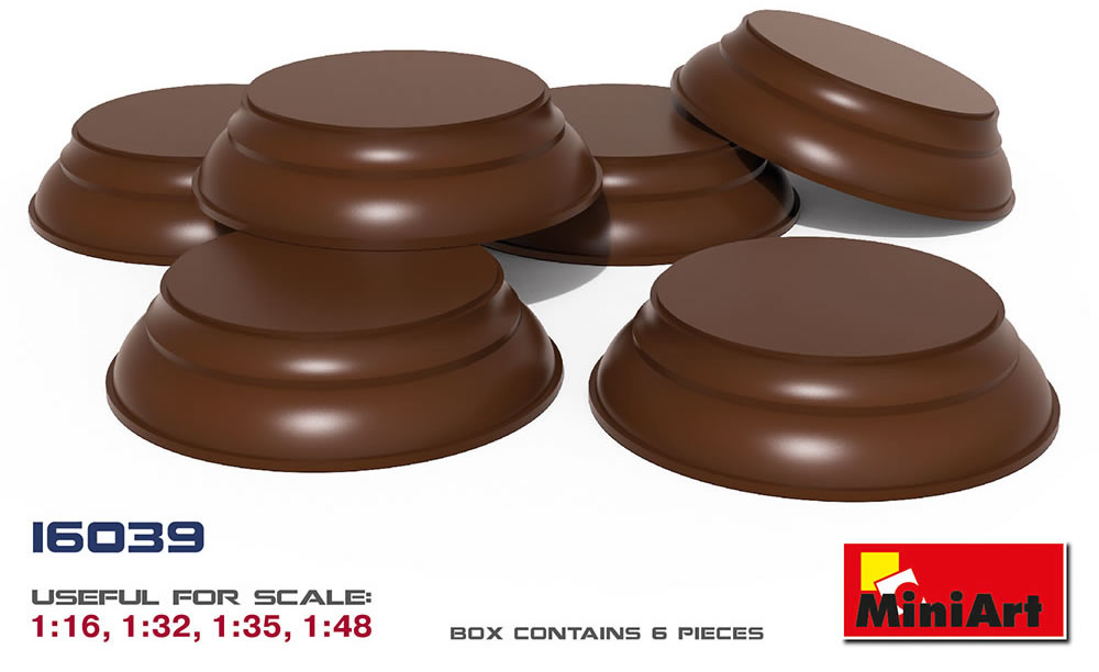 Miniart 1/16 Bases for Figures # 16039