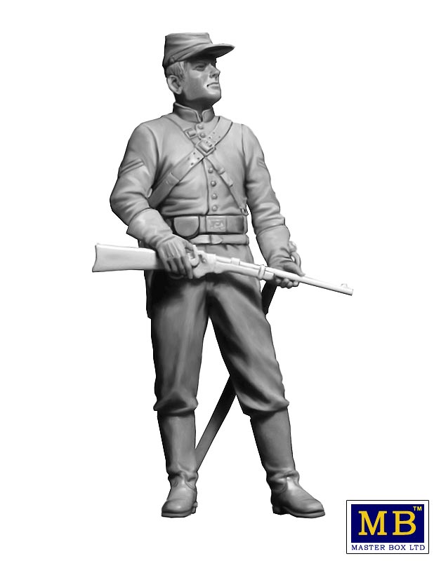 Masterbox 1/35 At The Ready Bufford's Union Cavalry ACW # 35197