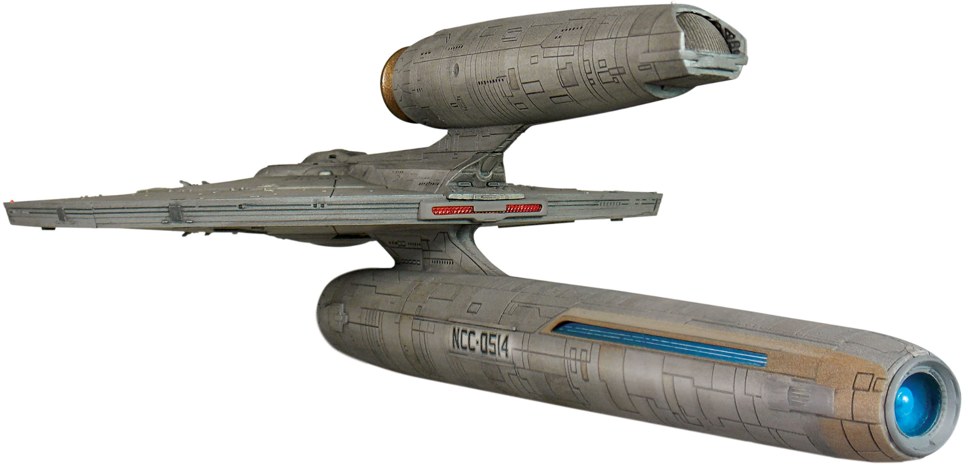 Moebius 1/1000 Star Trek: USS Kelvin (11 x 7 Inches) # 976
