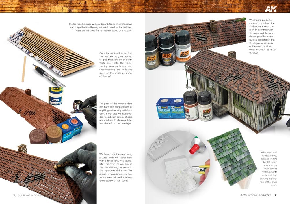 AK Interactive Guide To Make Buildings In Dioramas Learning Series 9 # 246