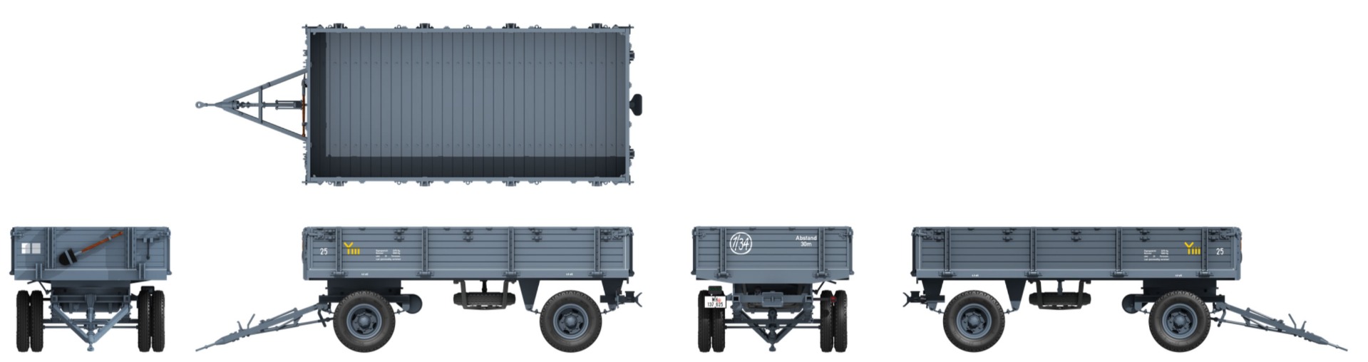 Das Werk 1/35 Einheitsanhanger 5t # 35006