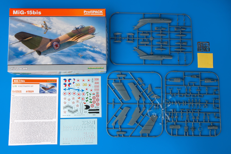 Eduard 1/72 Mikoyan MiG-15bis ProfiPACK edition kit # 7059