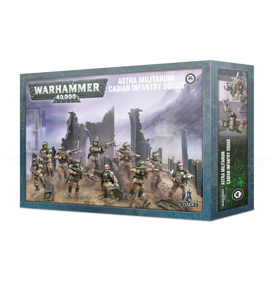 Games Workshop Astra Militarum Cadian Infantry Squad # 47-17