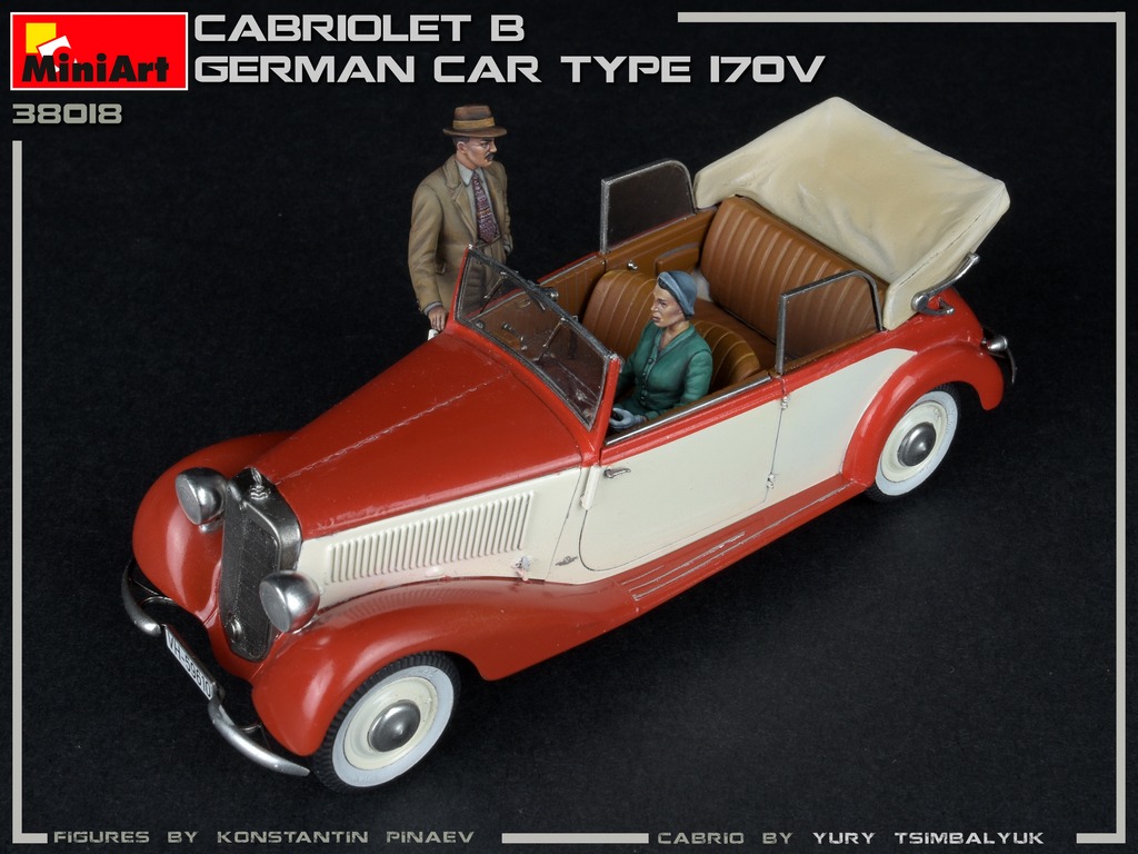 Miniart 1/35 Cabriolet B German Car Type 170V # 38018