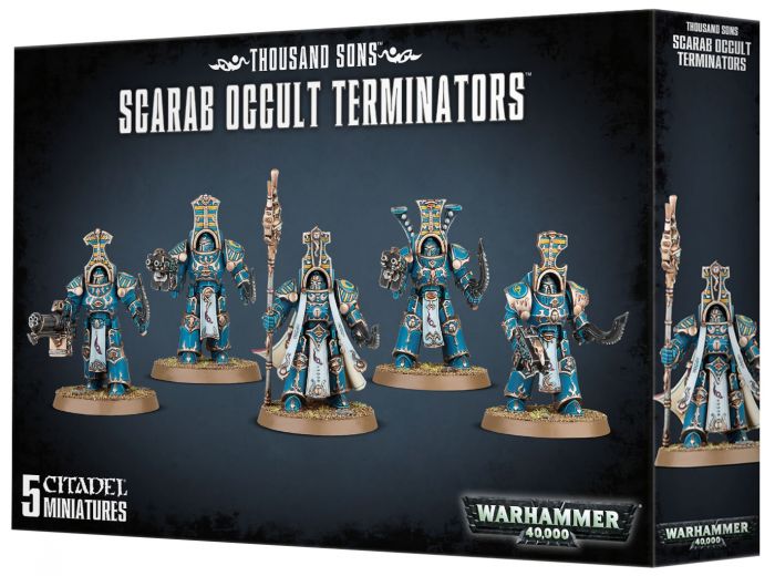 Games Workshop Thousand Sons Scarab Occult Terminators # 43-36