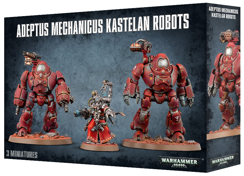 Games Workshop Adeptus Mechanicus Kastelan Robots # 59-16