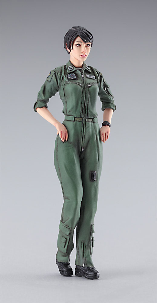Hasegawa 1/72 McDonnell F-15J Eagle w/t 1/20 resin J.A.S.D.F. Female Pilot Figure # 02325