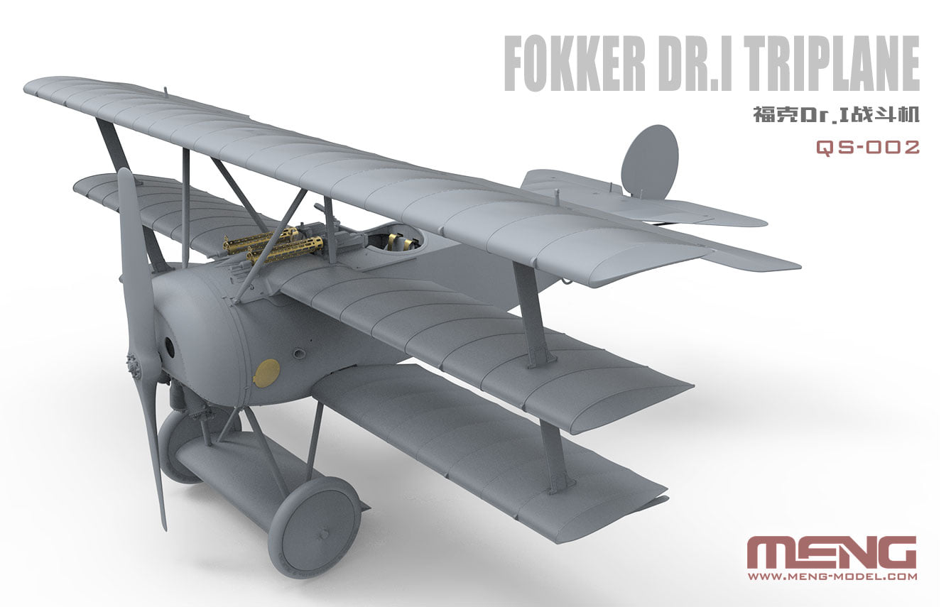 Meng Model 1/32 Fokker Dr.I Triplane (ex Wingnut Wings) # QS-002