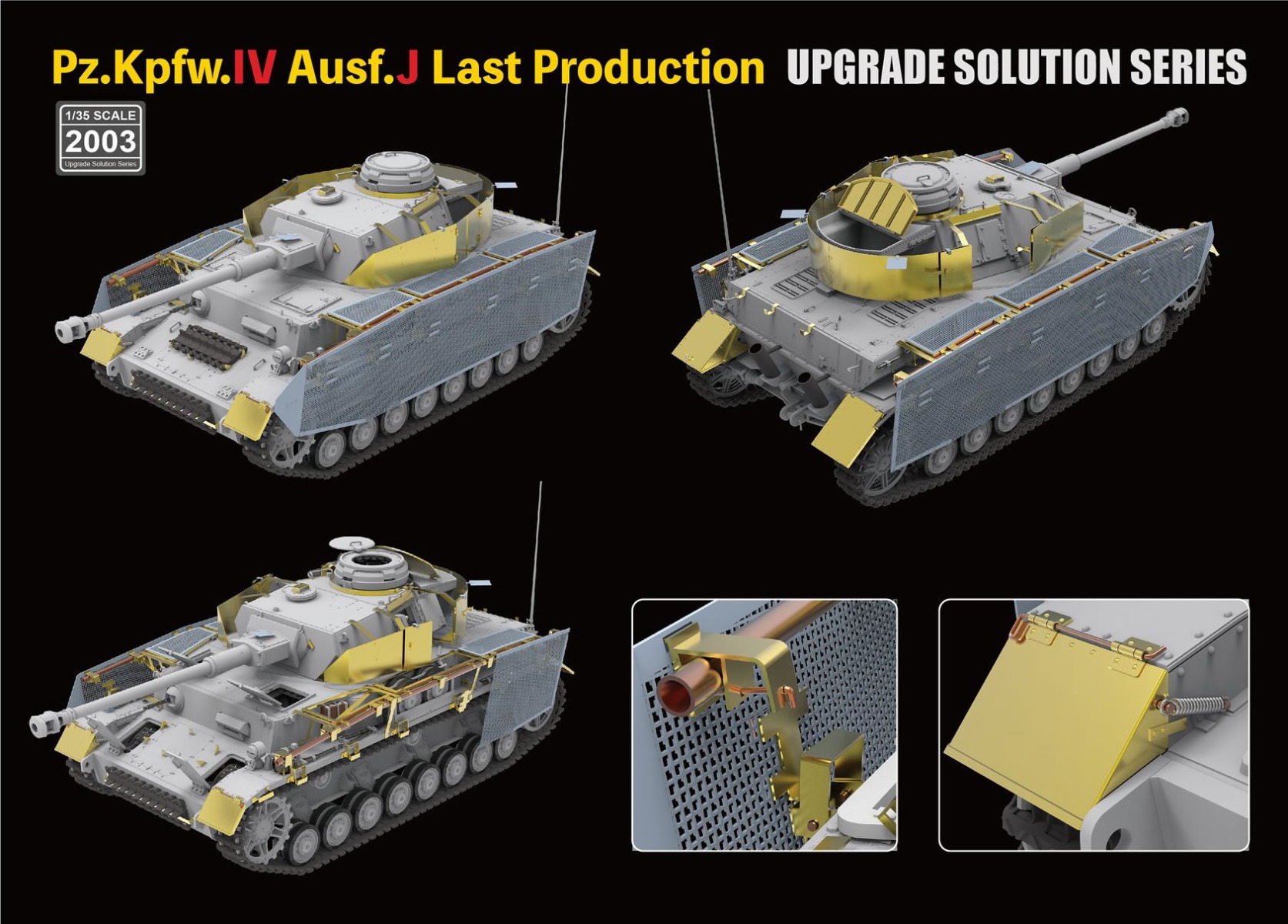 Rye Field 1/35 Upgrade Set For Pz.kpfw.IV Ausf.J Late Production # 2003