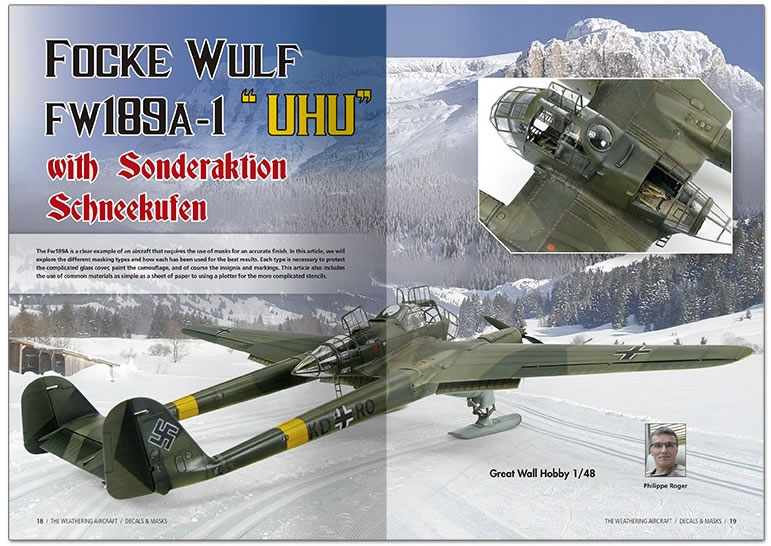 Ammo Mig Jimenez The Weathering Aircraft Issue 17 Decals & Masks # 5217