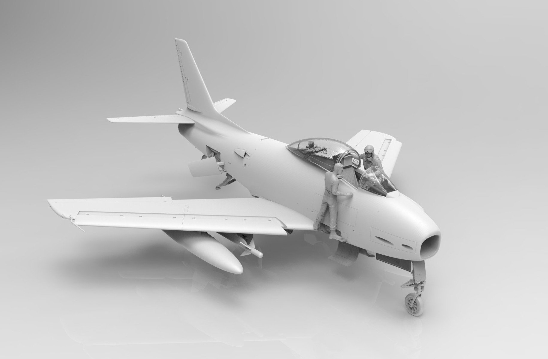 Kitty Hawk Model 1/48 North-American FJ-3 Fury # 80156