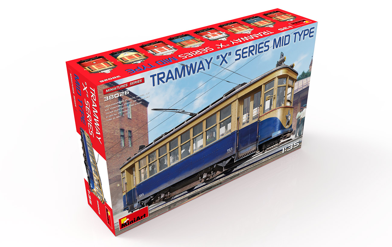 Miniart 1/35 Tramway X-Series Mid Type # 38026