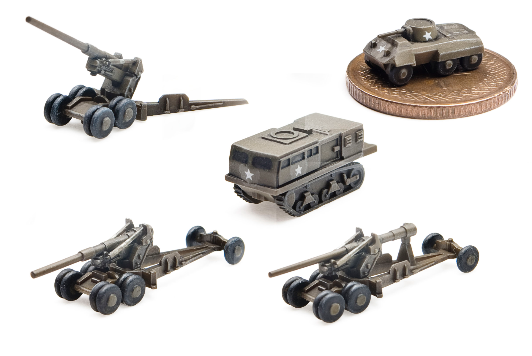 AFV Club 1/350 USA Landing Vehicle Set 2 Korean War & WW2 # 73517