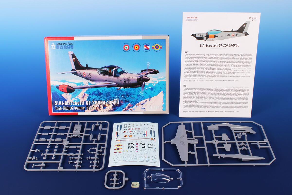 Special Hobby 1/72 SIAI-Marchetti SF-260EA/D/W/ # 72433