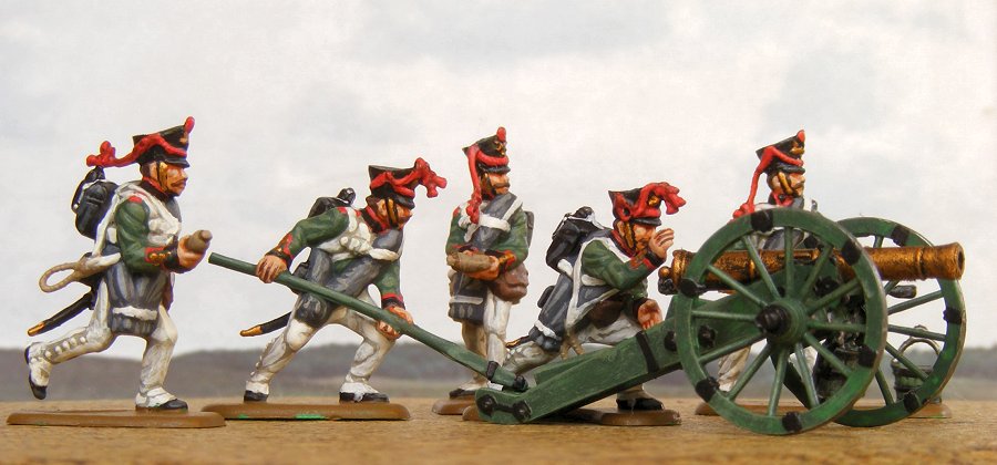 Zvezda 1/72 Russian Foot Artillery 1812-1814 # 8022 