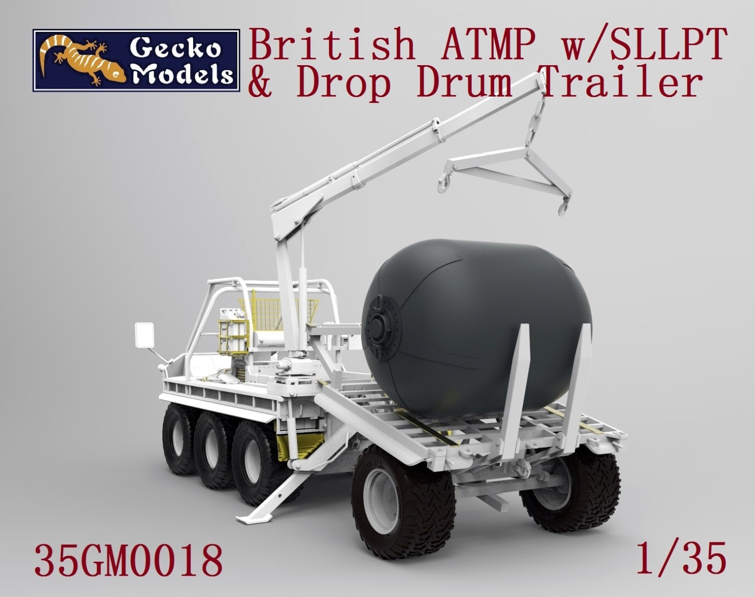 Gecko Models 1/35 British ATMP w/SLLPT & Drop Drum Trailer # 0018