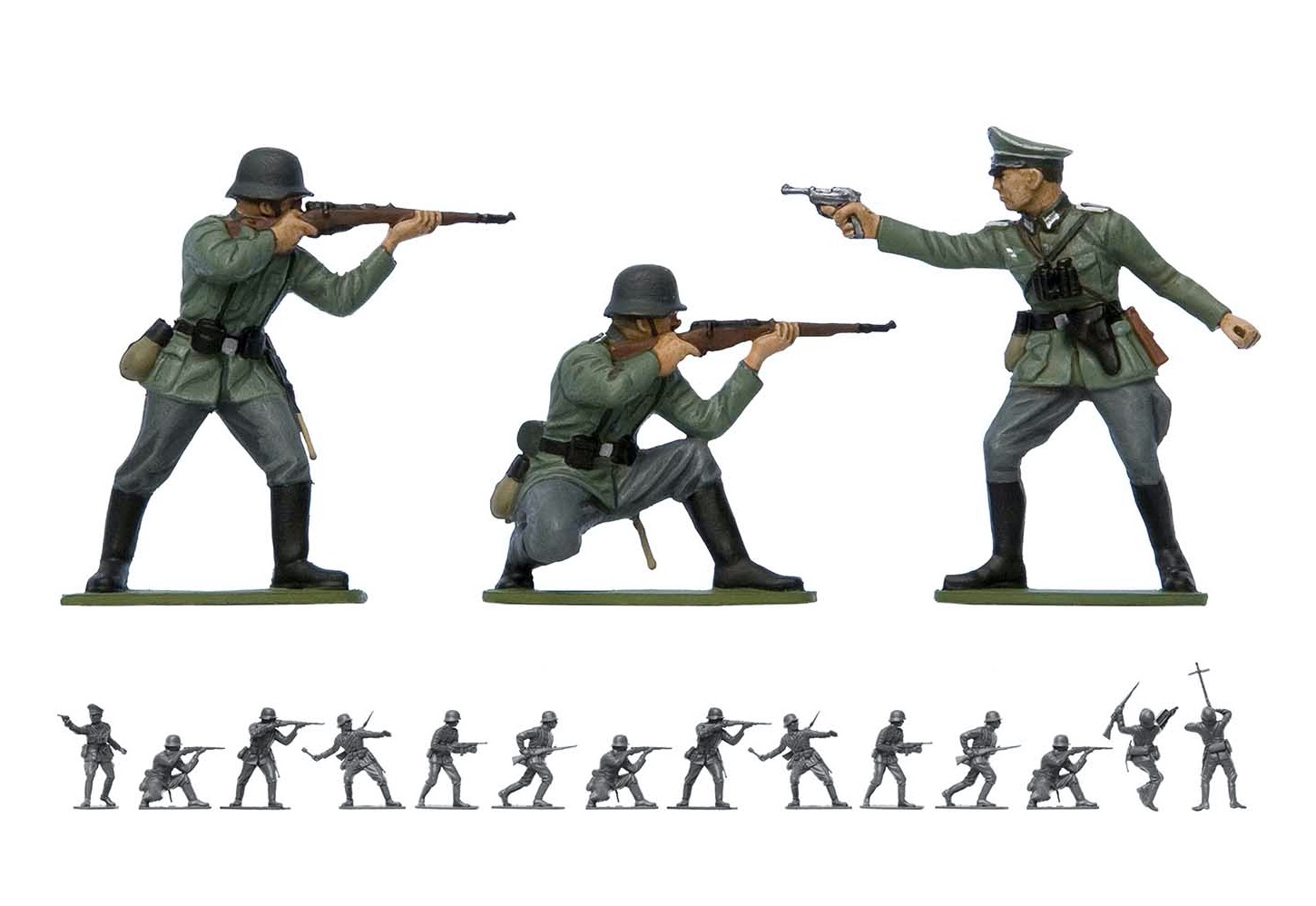 Airfix 1/32 German Infantry (WWII) # 02702V