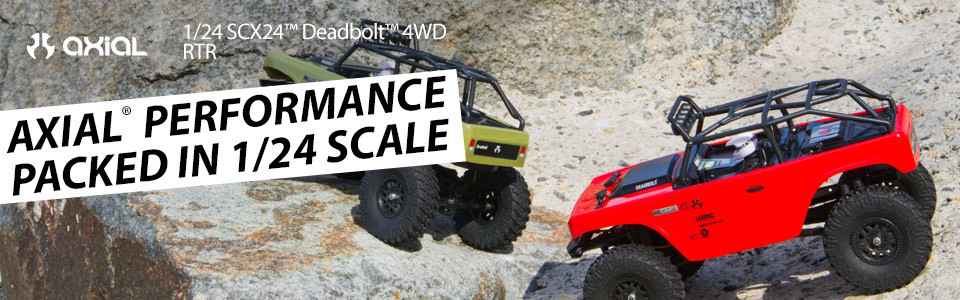 Axial 1/24 SCX24 Deadbolt 4WD - RTR Red # AXI90081T1