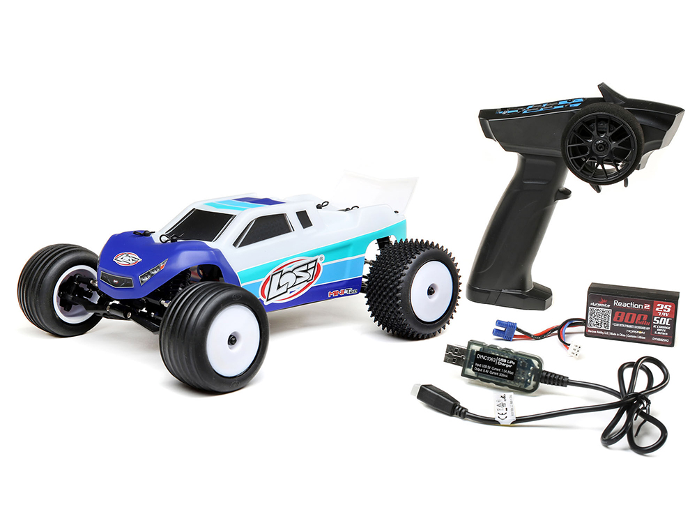 Losi 1/18 Mini-T 2.0 Stadium Truck 2WD Blue # LOS01019T2