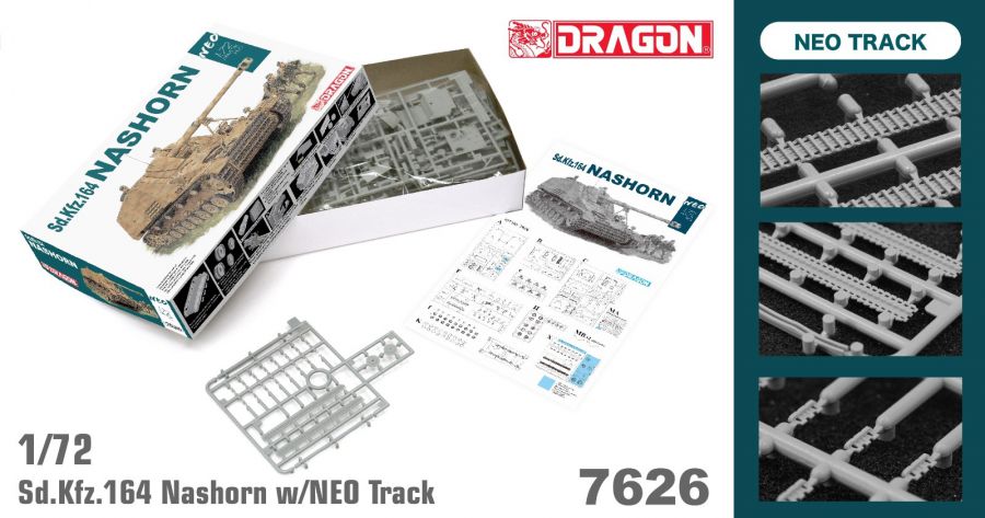 Dragon 1/72 Sd.Kfz.164 Nashorn with Neo Track # 7626