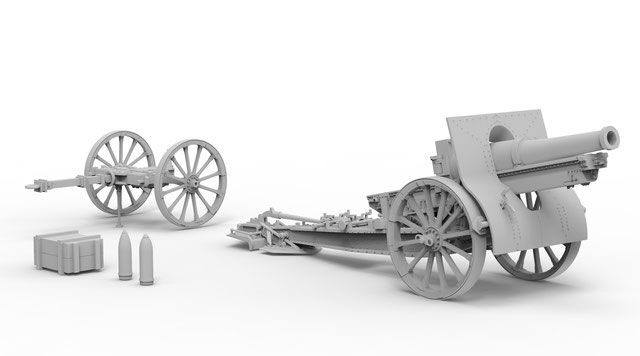 Das Werk 1/35 French 155mm C17S howitzer # 35022