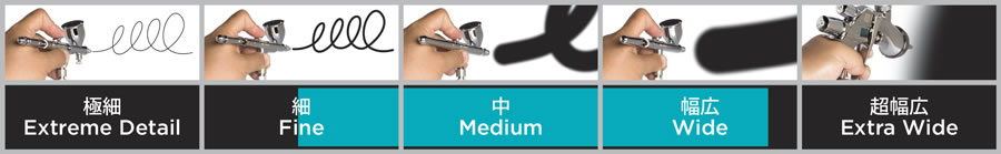 Iwata Takumi Eclipse Side Feed Airbrush # 350T