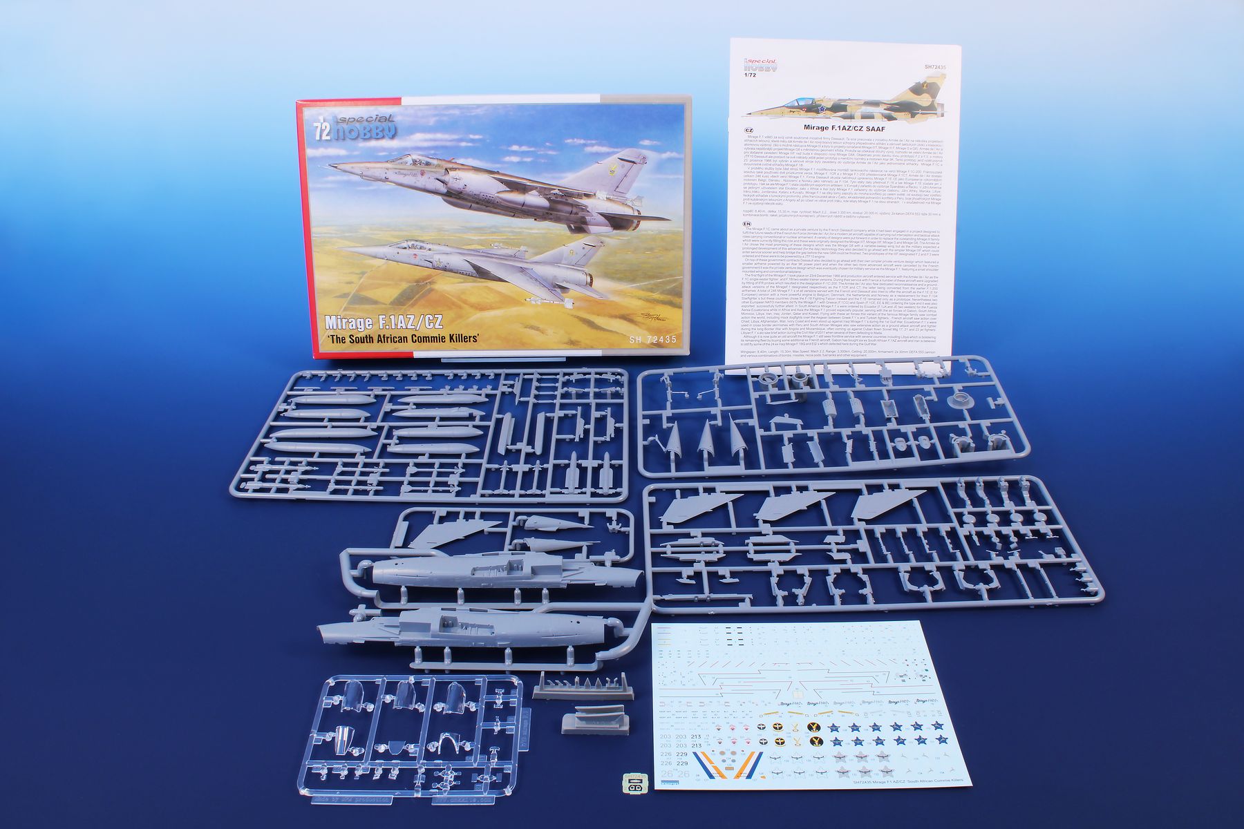 Special Hobby 1/72 Dassault Mirage F.1AZ/CZ # 72435