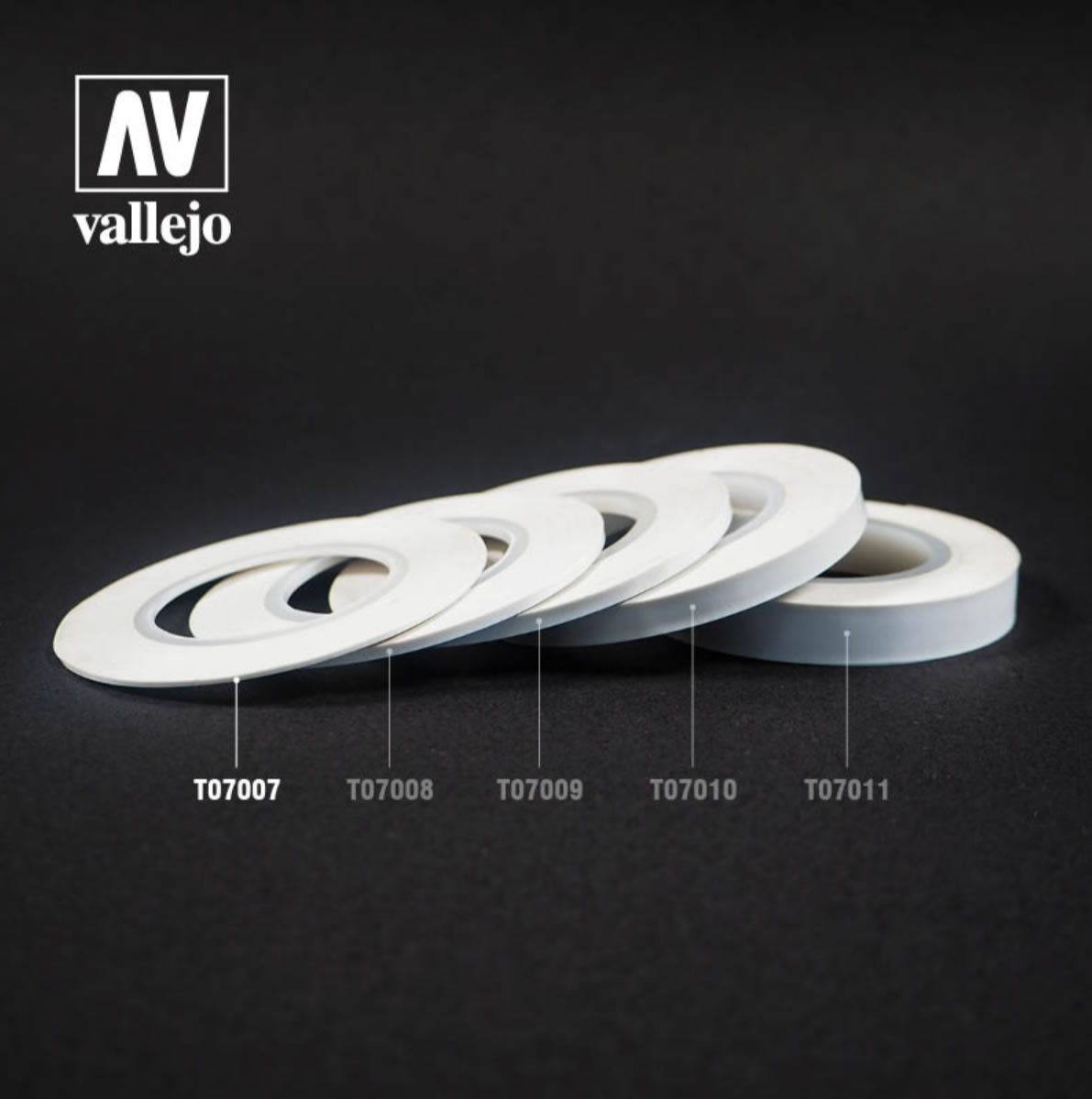 AV Vallejo Tools Flexible Masking Tape 1mm x 18m # T07007